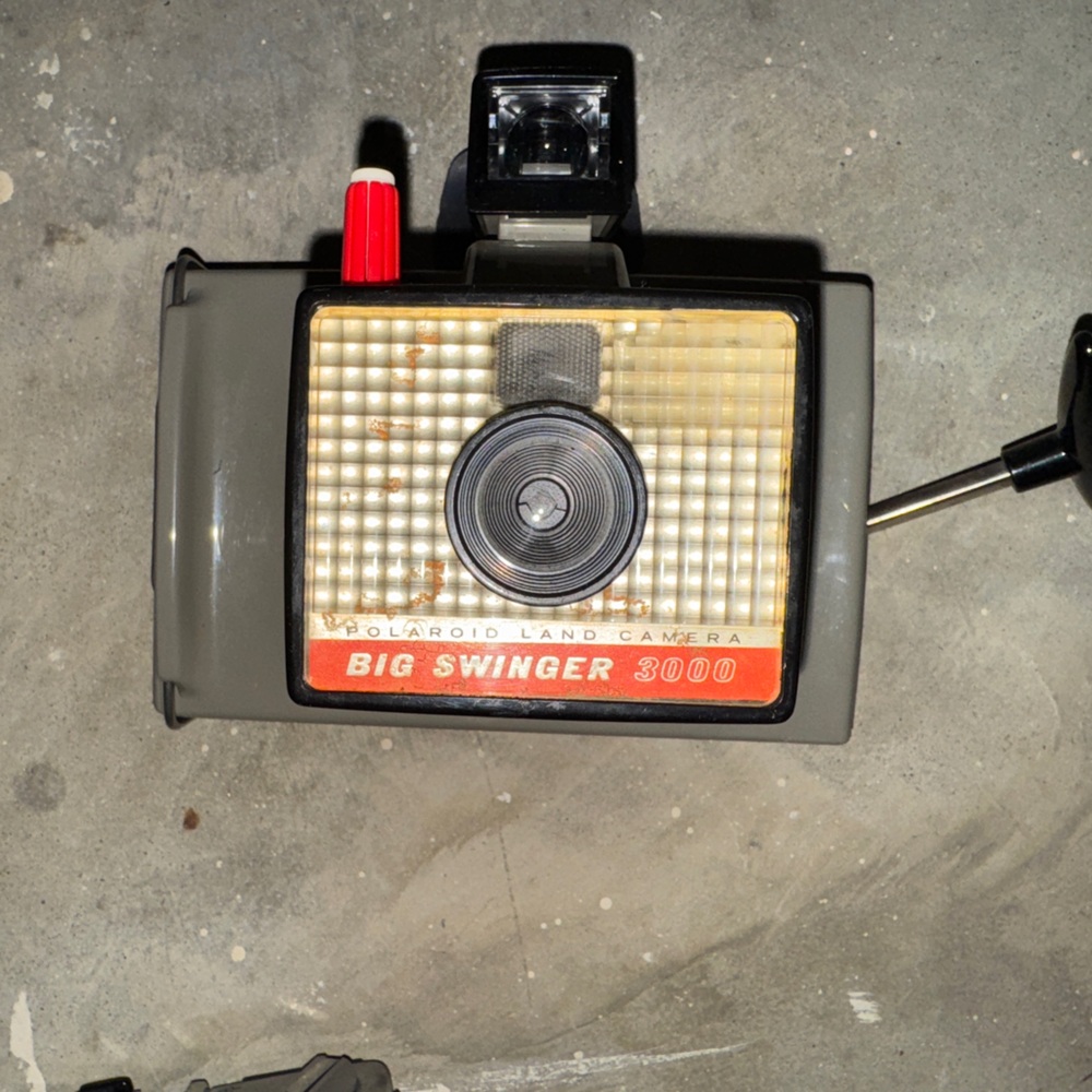 Vintage photography Polaroid Big swinger land camera